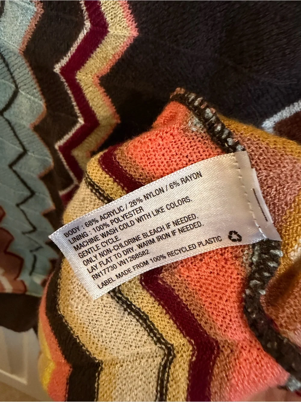 Missoni for target tank dress, size xs